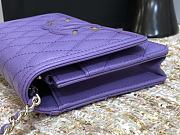 CHANEL | CC Filigree WOC Purple - A84451 - 19.5x12x3.5cm - 3