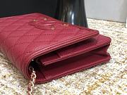 CHANEL | CC Filigree WOC Dark Red - A84451 - 19.5x12x3.5cm - 2