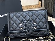 CHANEL | CC Filigree WOC Black - A84451 - 19.5x12x3.5cm - 5