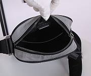 PRADA | Grey Nylon and Saffiano Leather Bag - 2VH112 - 20x16x5cm - 4