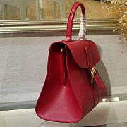 DELVAUX | Brillant MM Red - 28x15x22cm - 4