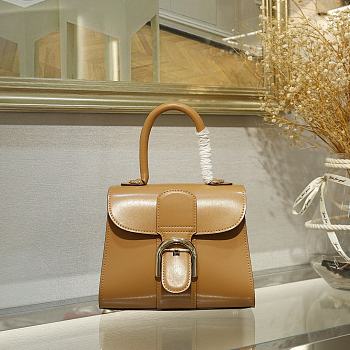 DELVAUX | Shiny Mini Camaïeu Caramel - AA0406 - 20x10x16cm