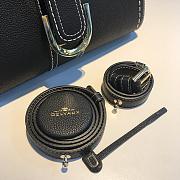 DELVAUX | Shiny MM Topstitched Black - AA0405 - 28cm - 5