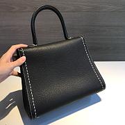 DELVAUX | Shiny MM Topstitched Black - AA0405 - 28cm - 3