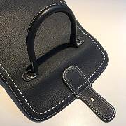 DELVAUX | Shiny MM Topstitched Black - AA0405 - 28cm - 2