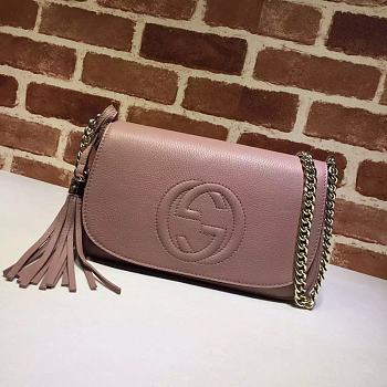 GUCCI | Soho Interlocking GG Pink Bag - 336752 - 27x16x5cm
