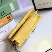 GUCCI | GG Marmont card case wallet yellow - 625693 - 11 x 8.5 x 3 cm - 5