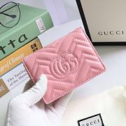 GUCCI | GG Marmont card case wallet pink - 625693 - 11 x 8.5 x 3 cm - 6