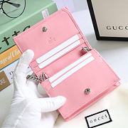 GUCCI | GG Marmont card case wallet pink - 625693 - 11 x 8.5 x 3 cm - 4