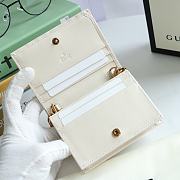 GUCCI | GG Marmont card case wallet white - 625693 - 11 x 8.5 x 3 cm - 6