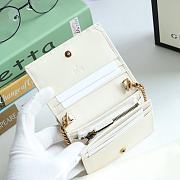 GUCCI | GG Marmont card case wallet white - 625693 - 11 x 8.5 x 3 cm - 5