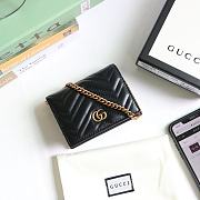 GUCCI | GG Marmont card case wallet black - 625693 - 11 x 8.5 x 3 cm - 4