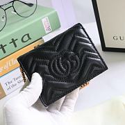 GUCCI | GG Marmont card case wallet black - 625693 - 11 x 8.5 x 3 cm - 3