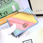 GUCCI | GG Marmont card case wallet multicolor - 625693 - 11 x 8.5 x 3 cm - 1