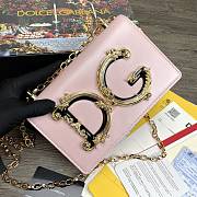 DG | Nappa Pink leather Girls shoulder bag - 21 x 5 x 13.5 cm - 2