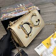 DG | Nappa Gold leather Girls shoulder bag - 21 x 5 x 13.5 cm - 5