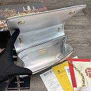 DG | Nappa Silver leather Girls shoulder bag - 21 x 5 x 13.5 cm - 3