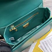 DG | Amore Green Bag In Calfskin - 27 x 8 x 18cm - 3