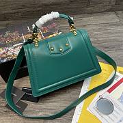 DG | Amore Green Bag In Calfskin - 27 x 8 x 18cm - 4