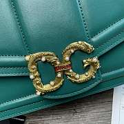 DG | Amore Green Bag In Calfskin - 27 x 8 x 18cm - 5