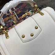 DG | Amore White Bag In Calfskin - 27 x 8 x 18cm - 4