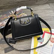 DG | Amore Black Bag In Calfskin - 27 x 8 x 18cm - 3