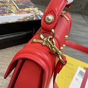DG | Amore Red Bag In Calfskin - 27 x 8 x 18cm - 6