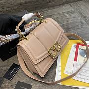 DG | Amore Beige Bag In Calfskin - 27 x 8 x 18cm - 5