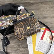 DG | Small leopard-print Sicily bag - 20 x 9.5 x 14cm - 1