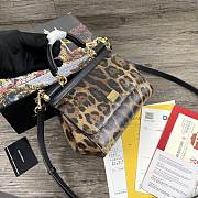 DG | Small leopard-print Sicily bag - 20 x 9.5 x 14cm - 6