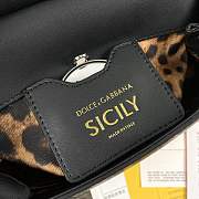 DG | Small leopard-print Sicily bag - 20 x 9.5 x 14cm - 5