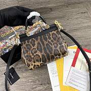 DG | Small leopard-print Sicily bag - 20 x 9.5 x 14cm - 4