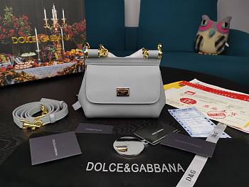 DG | Mini Sicily Cornflower handbag  - 16 x 10 x 5cm