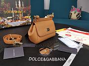 DG | Mini Sicily Brown handbag - 16 x 10 x 5cm - 4