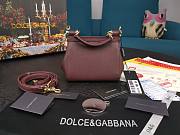 DG | Mini Sicily Redwine handbag - 16 x 10 x 5cm - 3