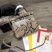DG | Sicily Python handbag with gold strap - 20 x 9.5 x 14cm - 5