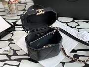 CHANEL | Black Hexagon Vanity Case - AS2630 - 15 x 10 x 11 cm - 6