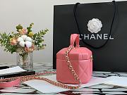 CHANEL | Pink Hexagon Vanity Case - AS2630 - 15 x 10 x 11 cm - 4