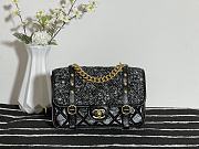 Chanel | Tweed Aged Calfskin Messenger Bag - AS2696 - 25 x 17 x 8cm - 6