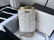 CHANEL | White Lambskin Box Bag - AS2641 - 16 × 12 × 10 cm - 5
