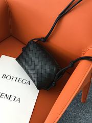 Bottega Veneta | Loop Black Bag - 666683 - 17 x 10 x 6cm - 3