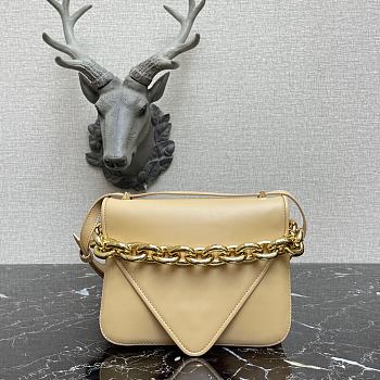 Bottega Veneta | Mount Small Beige - 667399 - 21 x 16 x 4 cm