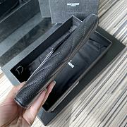 YSL | Large Flap Black Wallet - 372264 - 19 x 11 x 3 cm - 6