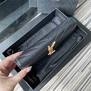 YSL | Large Flap Black Wallet - 372264 - 19 x 11 x 3 cm - 5