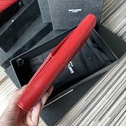 YSL | Large Flap Red Wallet - 372264 - 19 x 11 x 3 cm - 4