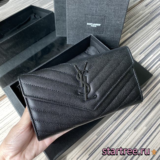 YSL | Large Flap Wallet - 372264 - 19 x 11 x 3 cm - 1