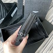YSL | Zip Around Wallet Black- 358094 - 19 x 9 cm - 5