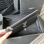 Ysl | Bill Pouch Black Silver - 23 x 13 x 1cm - 6