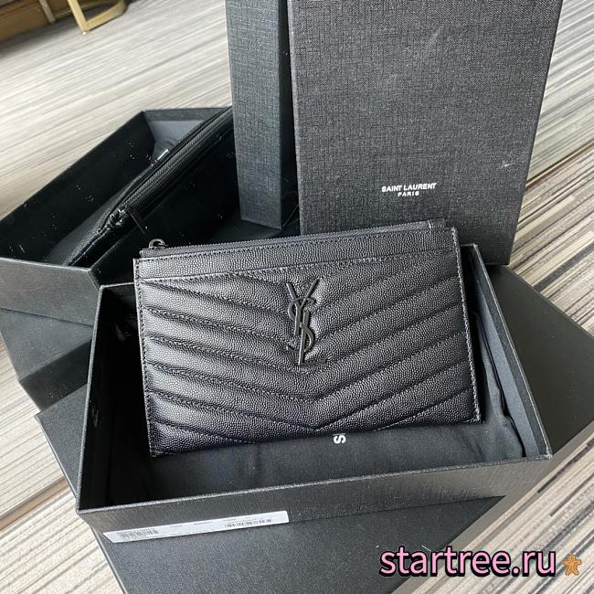 Ysl | Bill Pouch Black - 23 x 13 x 1cm - 1