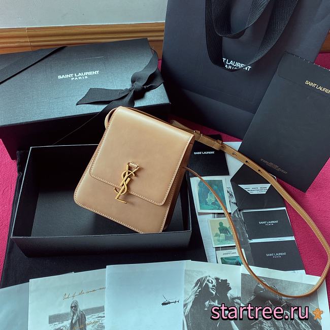 YSL | Kaia Tan Bag -  668809 - 16×18x6cm - 1